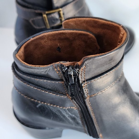 Black Ankle Boots with Heels by B.O.C. by Born - Picture 6 of 12